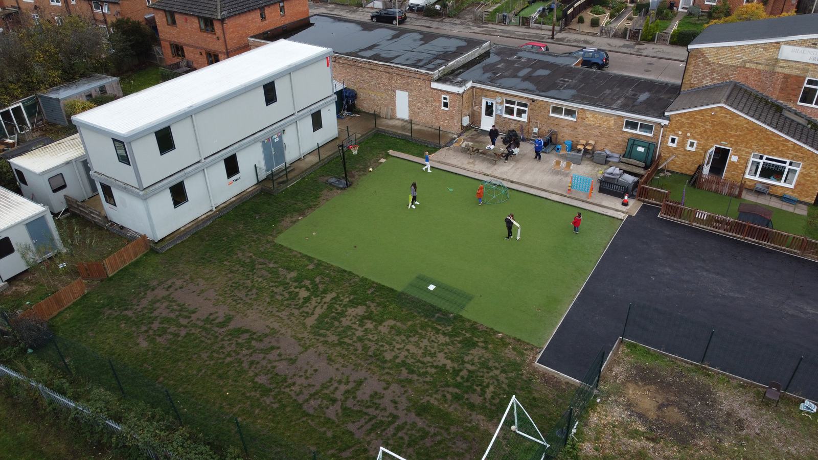 The school site from above